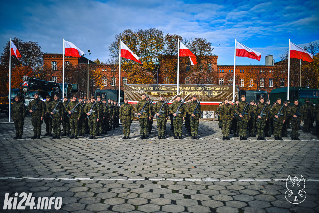 Nowi terytorialsi złożyli przysięgę w Inowrocławiu
