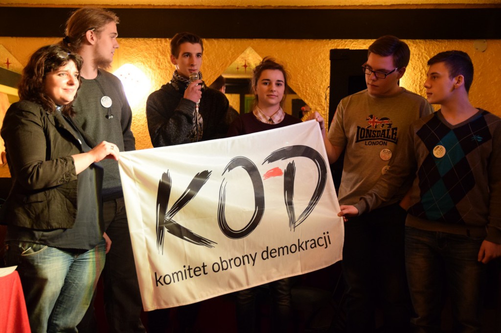Ryszard Kalisz wspiera inowrocławski KOD