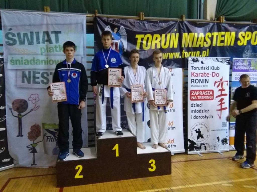 Karatecy wracają z medalami z Copernicus Cup