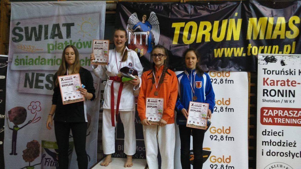 Karatecy wracają z medalami z Copernicus Cup