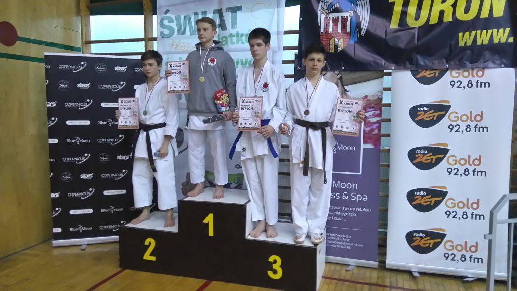 Karatecy wracają z medalami z Copernicus Cup