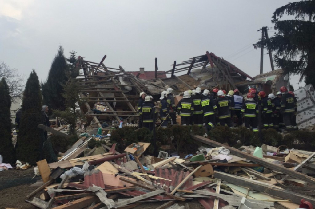 Tragedia pod Inowrocławiem. Eksplozja w domu
