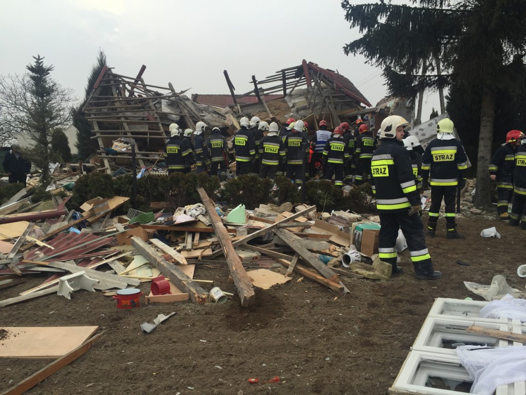 Tragedia pod Inowrocławiem. Eksplozja w domu