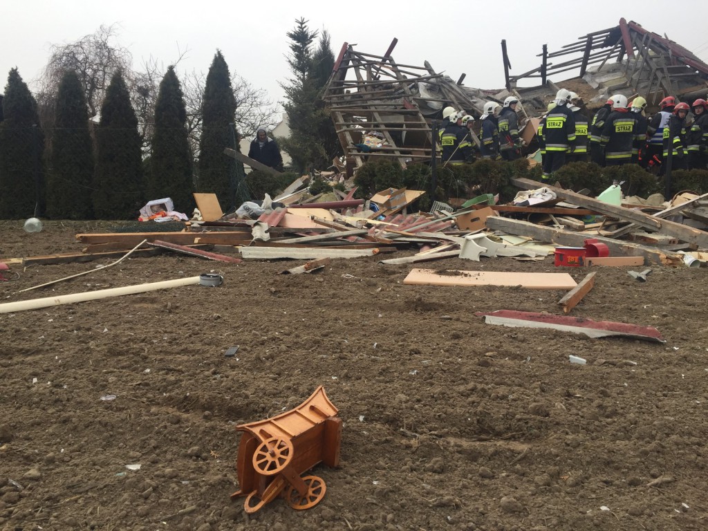 Tragedia pod Inowrocławiem. Eksplozja w domu