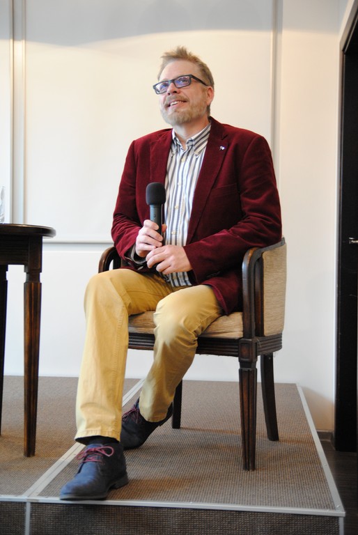 Tomasz Raczek odwiedził inowrocławską bibliotekę