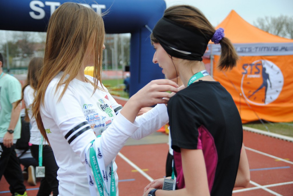 Kilkuset biegaczy na starcie Abler Green Run