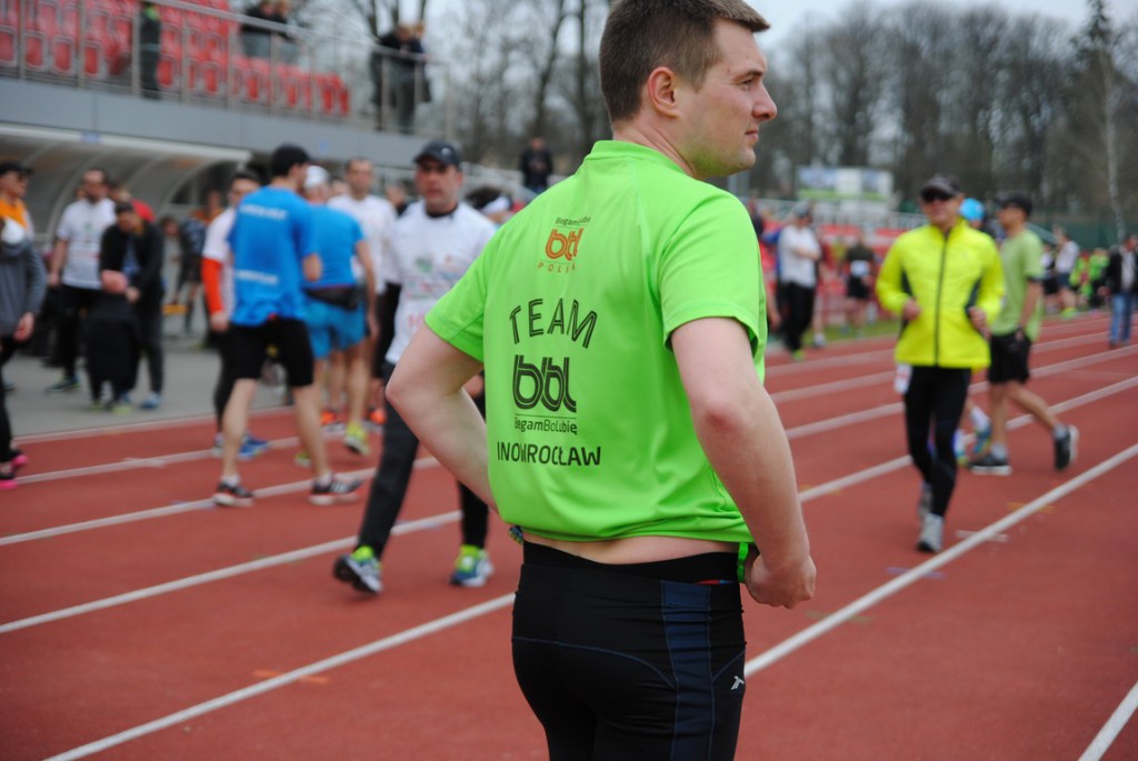 Kilkuset biegaczy na starcie Abler Green Run