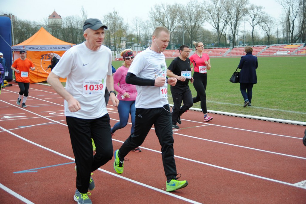 Kilkuset biegaczy na starcie Abler Green Run