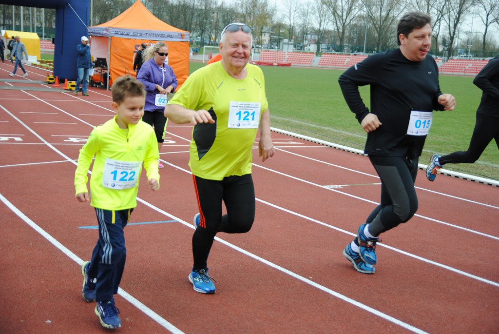 Kilkuset biegaczy na starcie Abler Green Run
