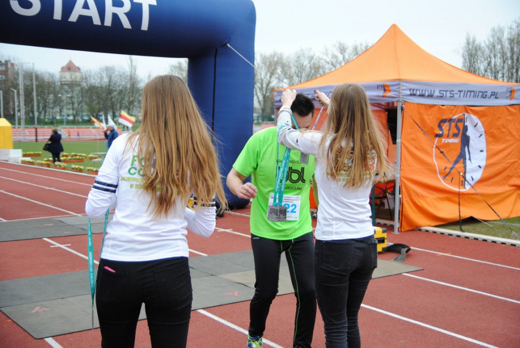 Kilkuset biegaczy na starcie Abler Green Run