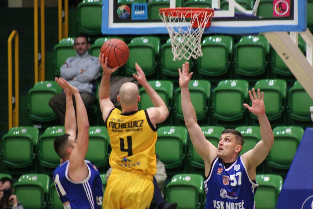 Mecz KSK Noteć Inowrocław z AZS AWF Mickiewicz Romus Katowice