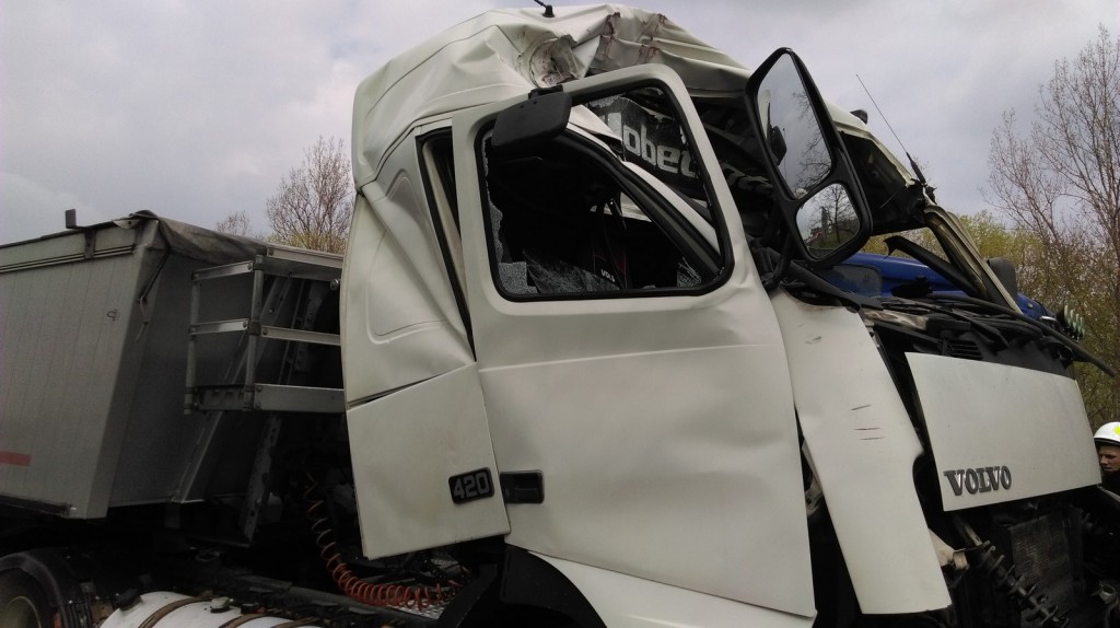 Wypadek na wiadukcie bydgoskim. Utrudnienia