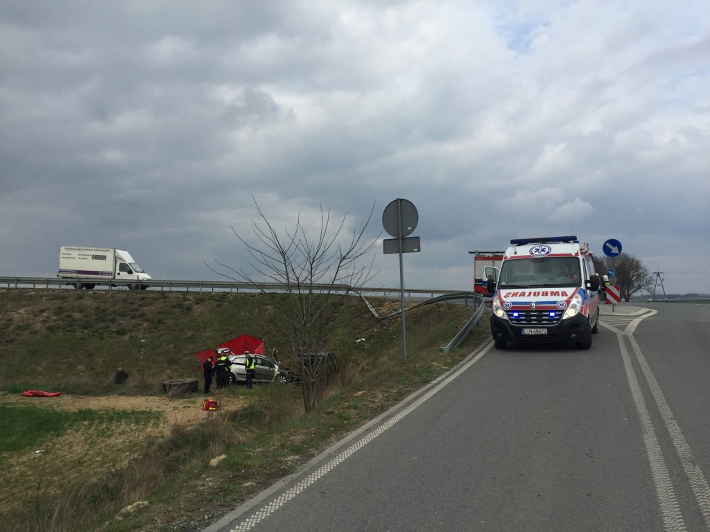 Śmiertelny wypadek na obwodnicy Janikowa
