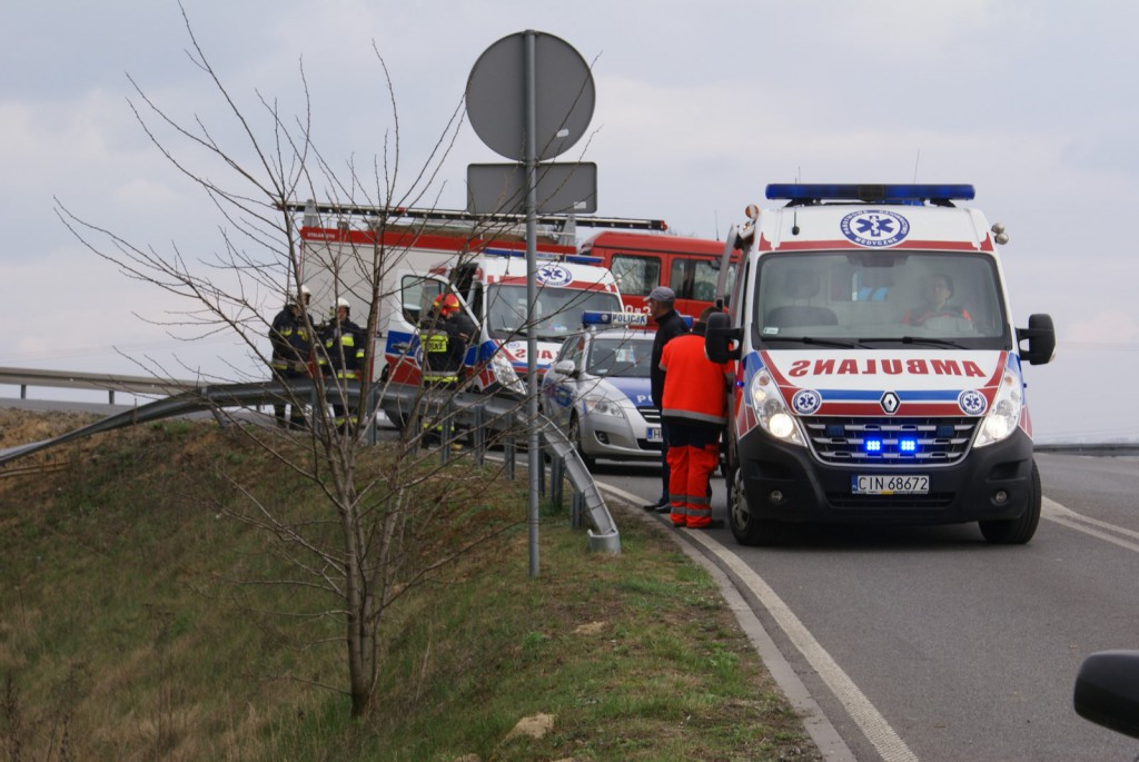Śmiertelny wypadek na obwodnicy Janikowa