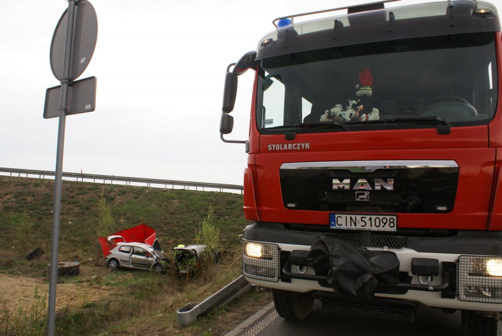 Śmiertelny wypadek na obwodnicy Janikowa