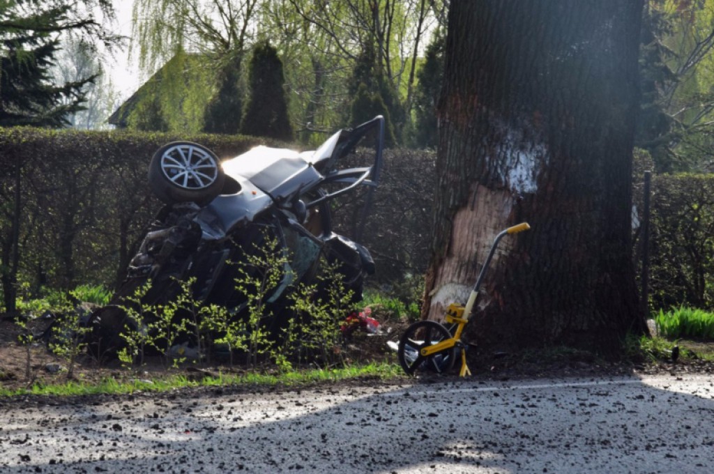 Groźny wypadek pod Jaksicami