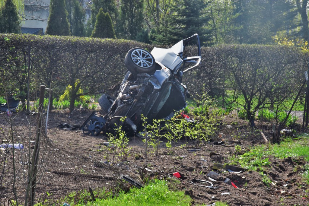 Groźny wypadek pod Jaksicami