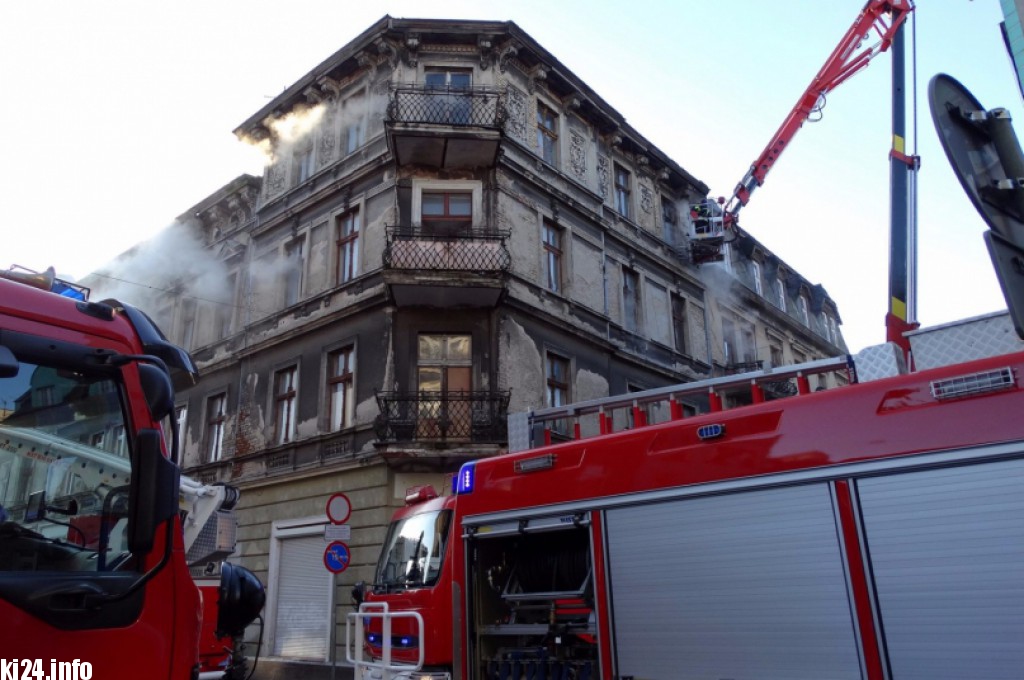 Pożar w centrum. Są poszkodowani