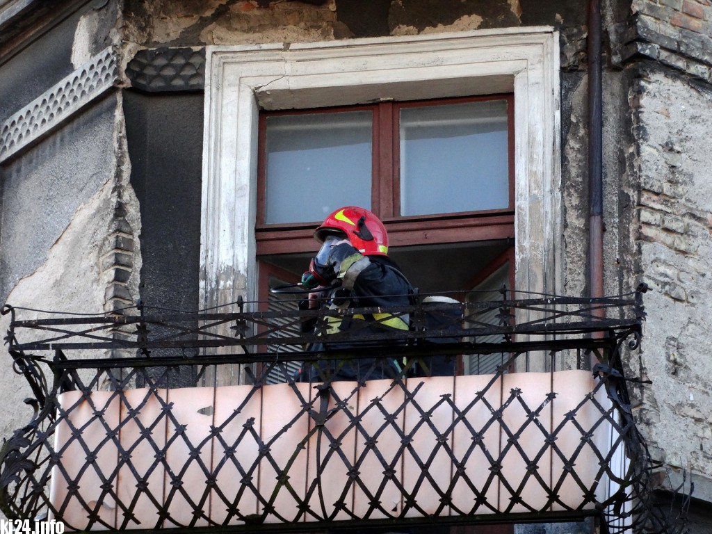 Pożar w centrum. Są poszkodowani