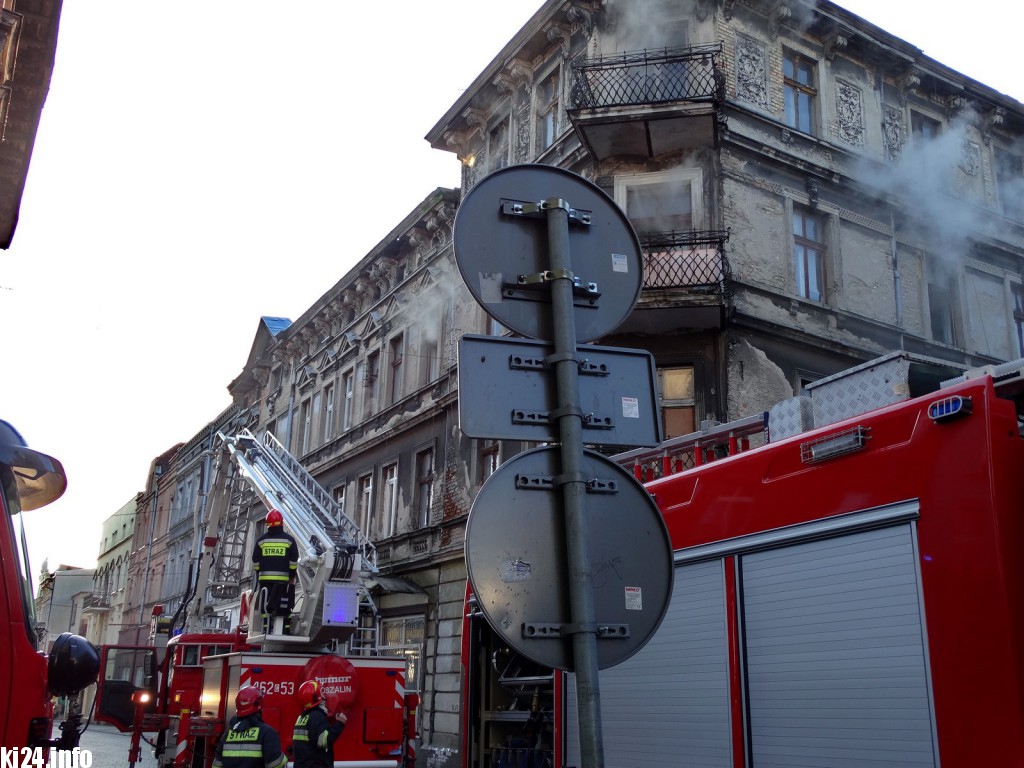Pożar w centrum. Są poszkodowani