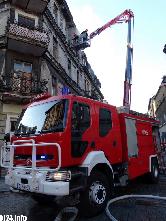 Pożar w centrum. Są poszkodowani