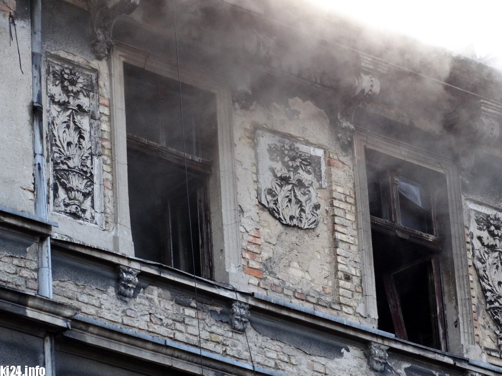 Pożar w centrum. Są poszkodowani