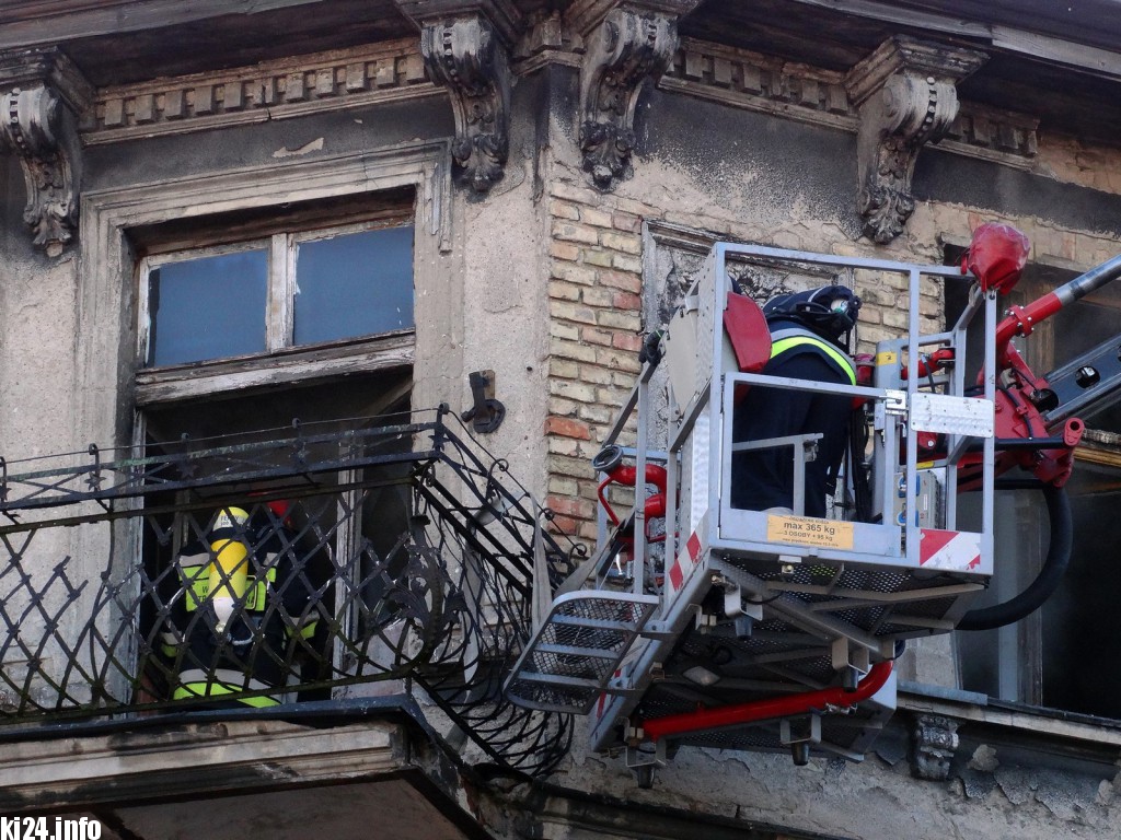Pożar w centrum. Są poszkodowani