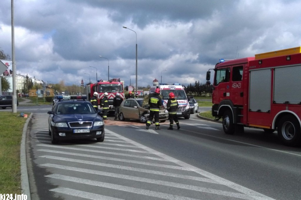 Dwie osobówki zderzyły się na Rąbinie