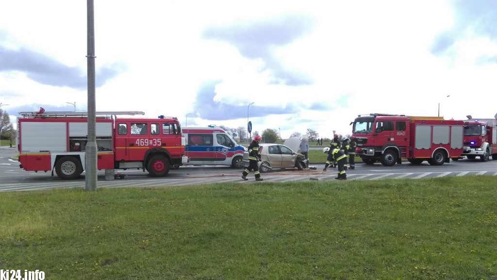 Dwie osobówki zderzyły się na Rąbinie