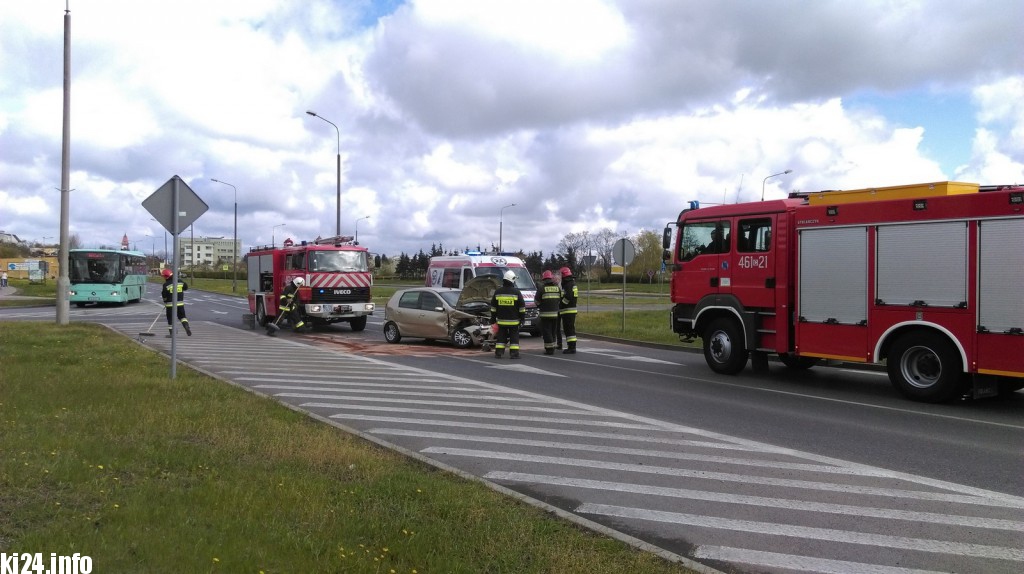 Dwie osobówki zderzyły się na Rąbinie