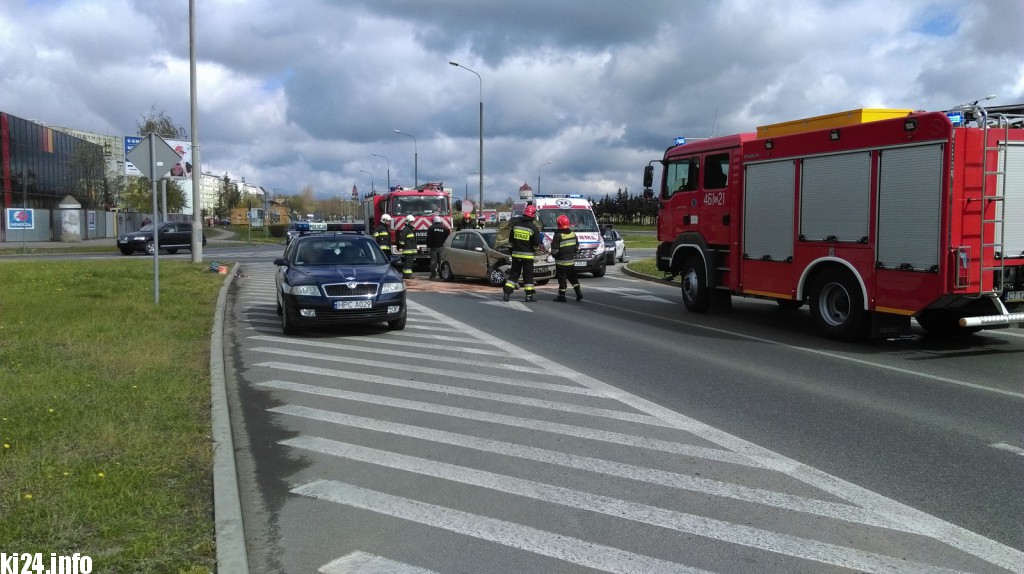 Dwie osobówki zderzyły się na Rąbinie