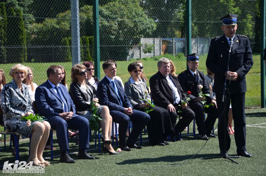 Ślubowanie Młodzieżowej Drużyny Pożarniczej w ZSP nr 1
