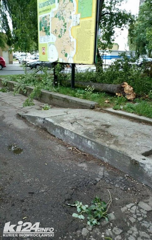 Wichura czyni spustoszenie