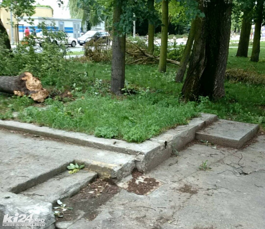 Wichura czyni spustoszenie