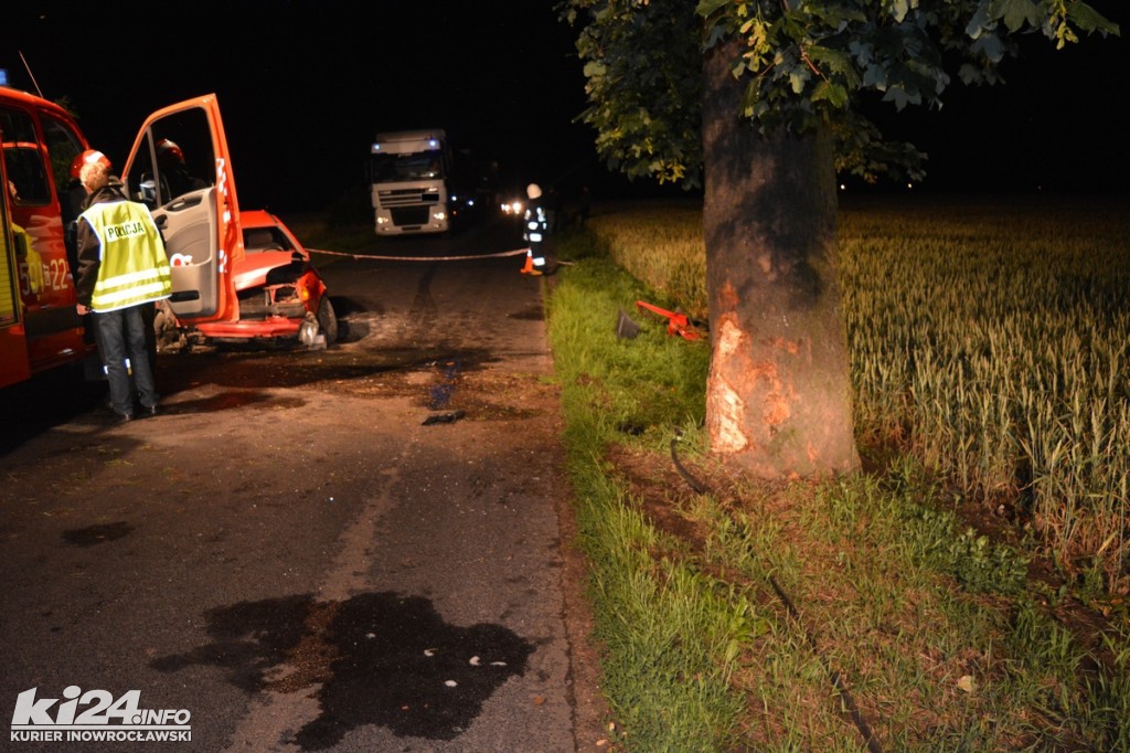 Wypadek drogowy w Jerzycach