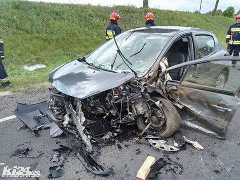 Czołowe zderzenie na trasie do Bydgoszczy