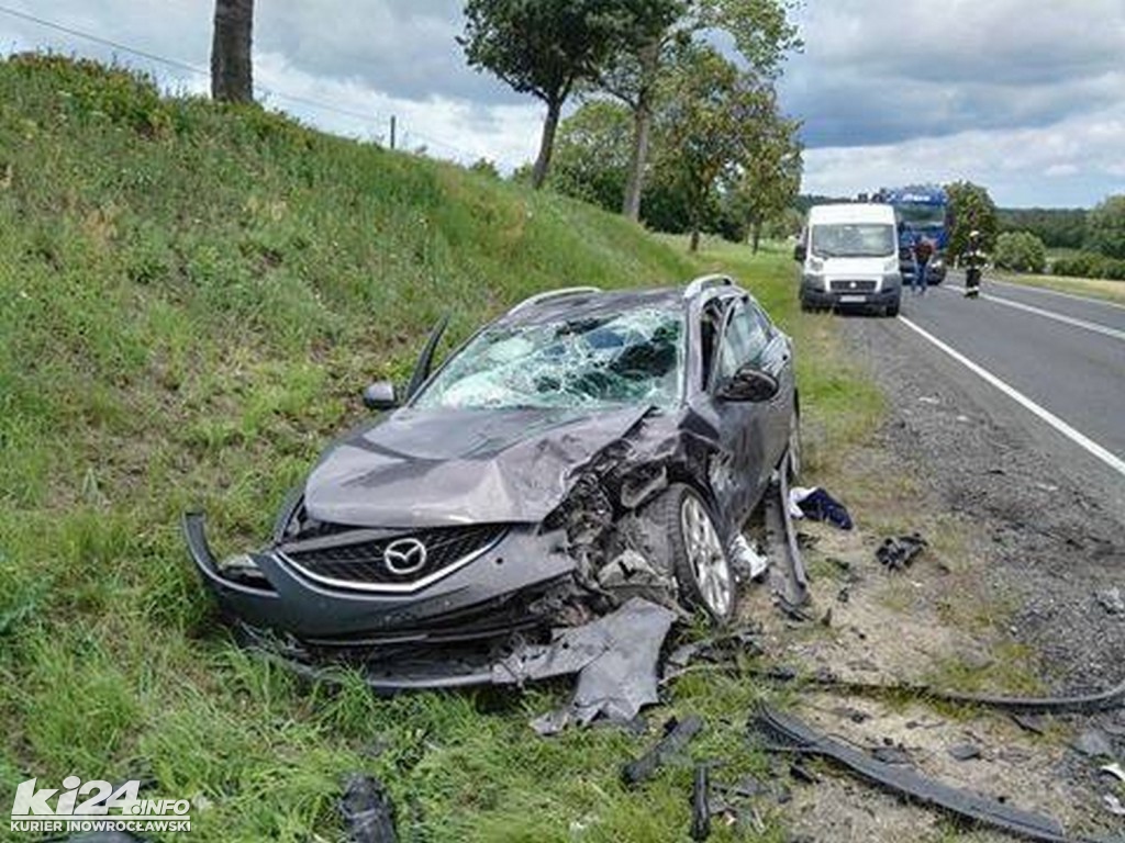 Czołowe zderzenie na trasie do Bydgoszczy