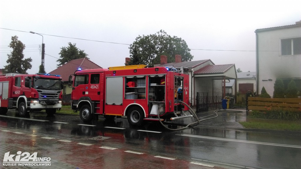 Pożar domu przy ul. Rąbińskiej