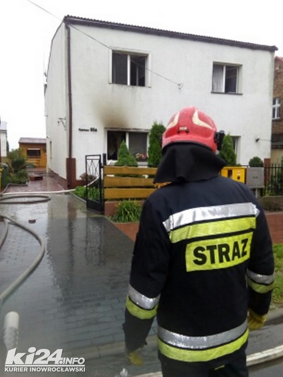 Pożar domu przy ul. Rąbińskiej