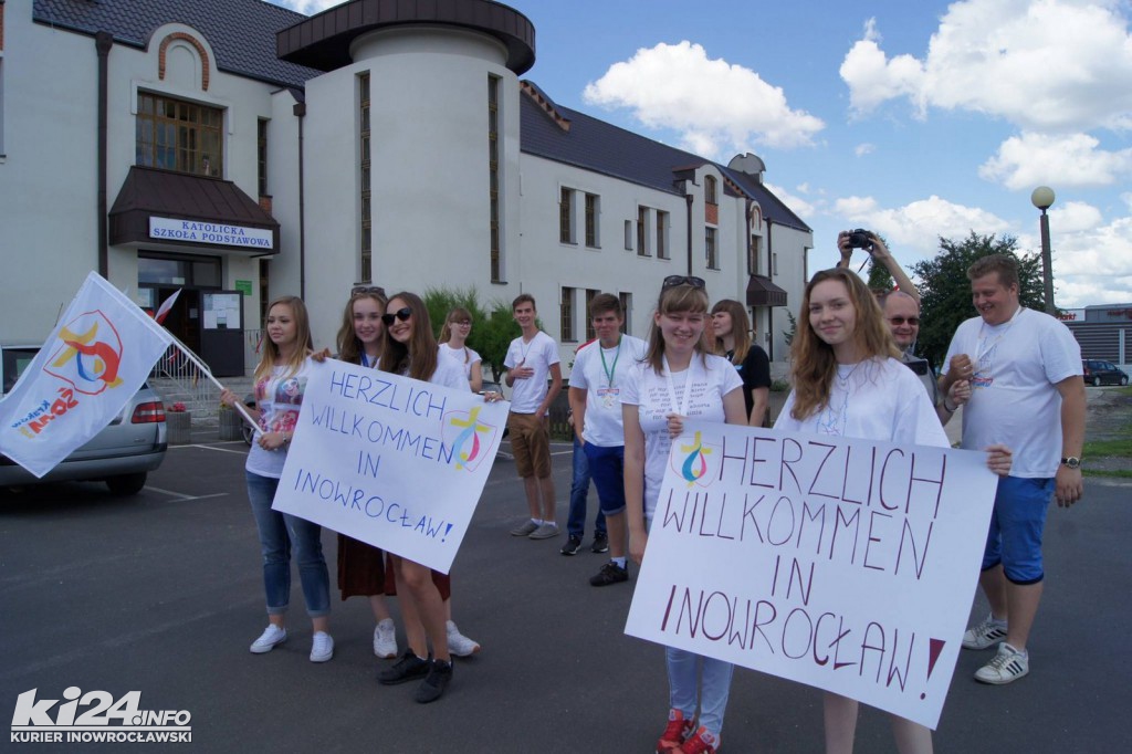 Powitanie pielgrzymów z Niemiec i Kanady