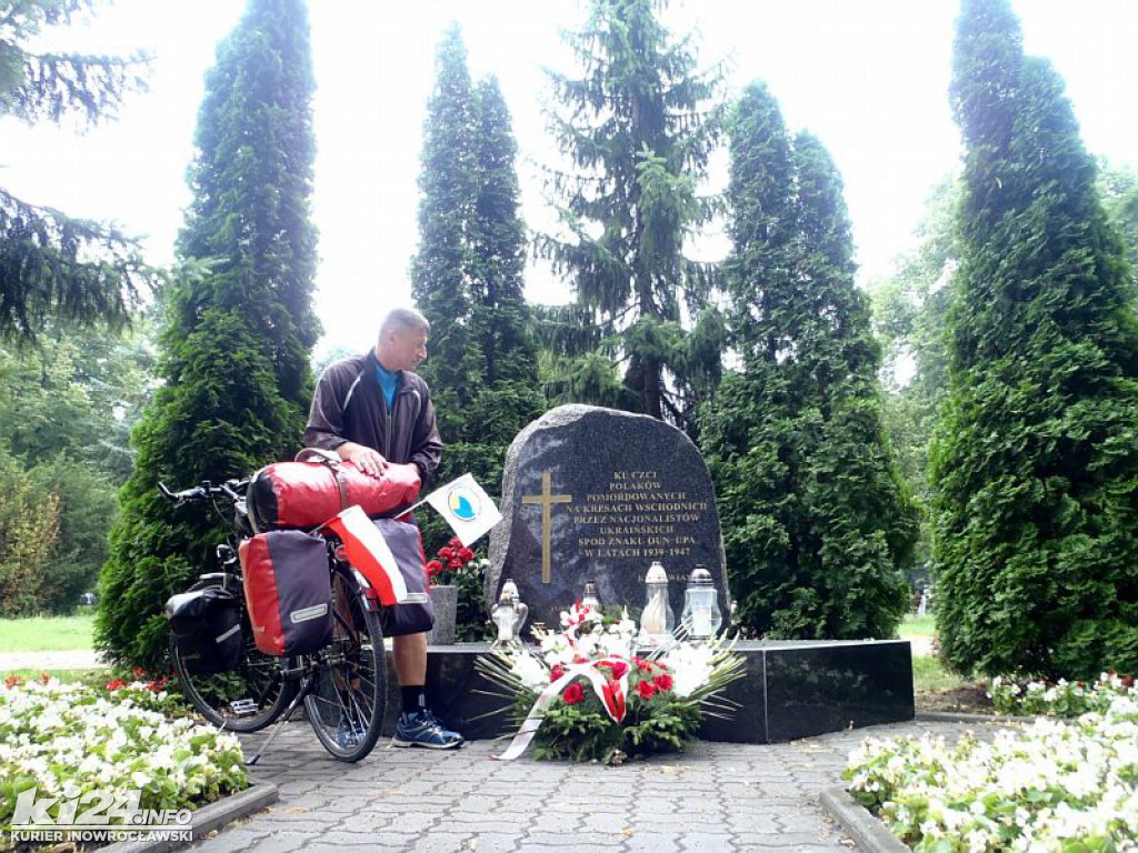 1219 km rowerem w hołdzie pomordowanym na Wołyniu