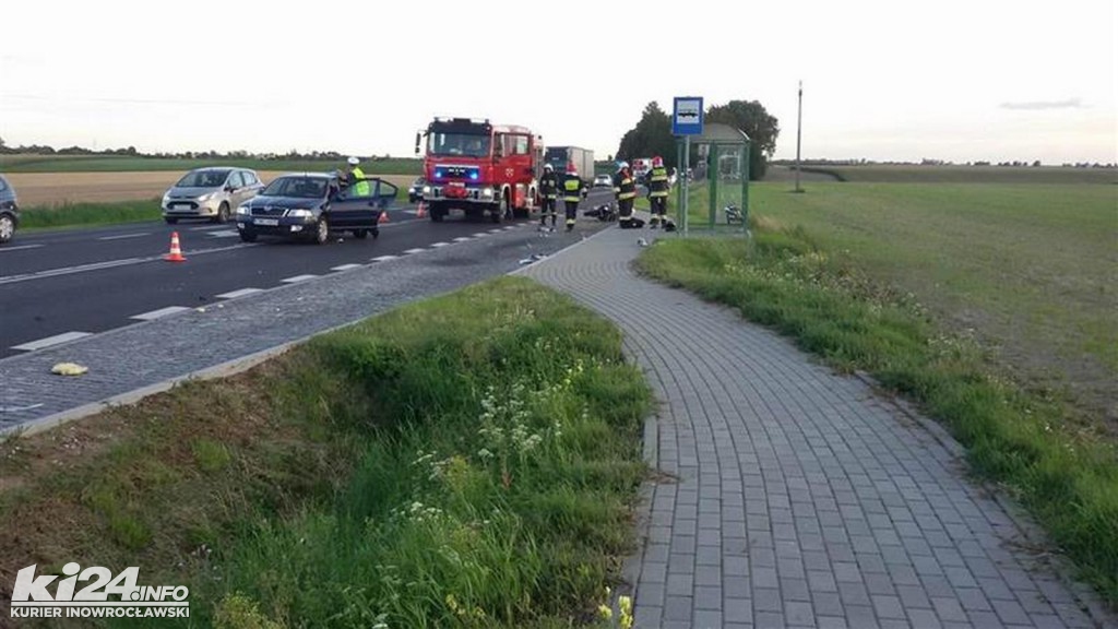 Motocyklista potrącił rowerzystkę