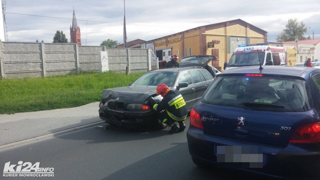 Wypadek na ul. Marcinkowskiego