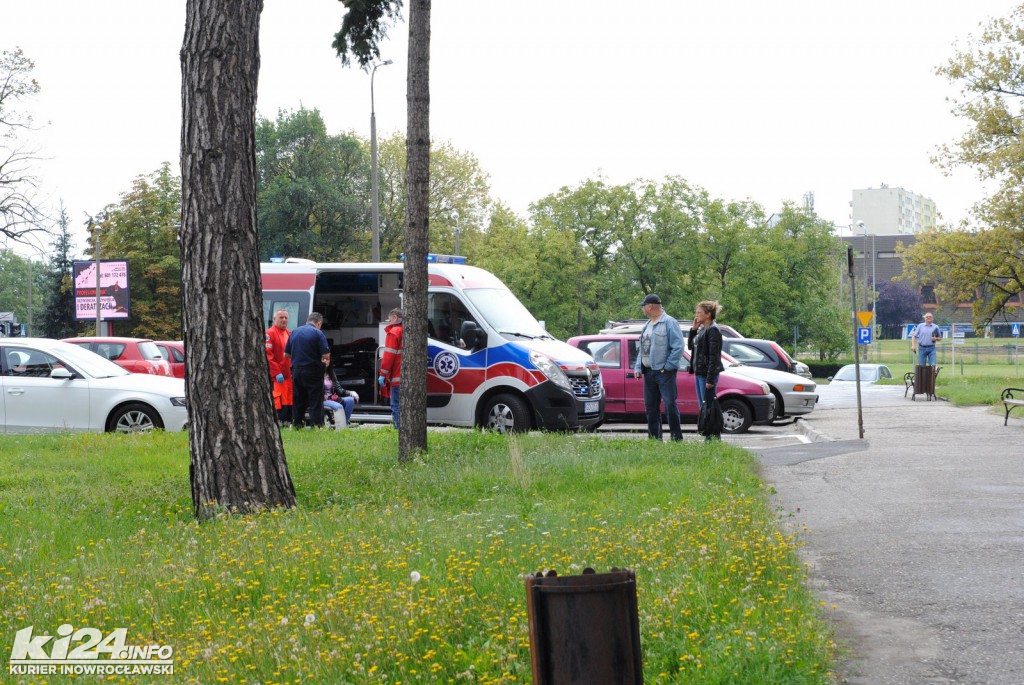 Wypadek w ratuszu. Na ludzi spadł tynk
