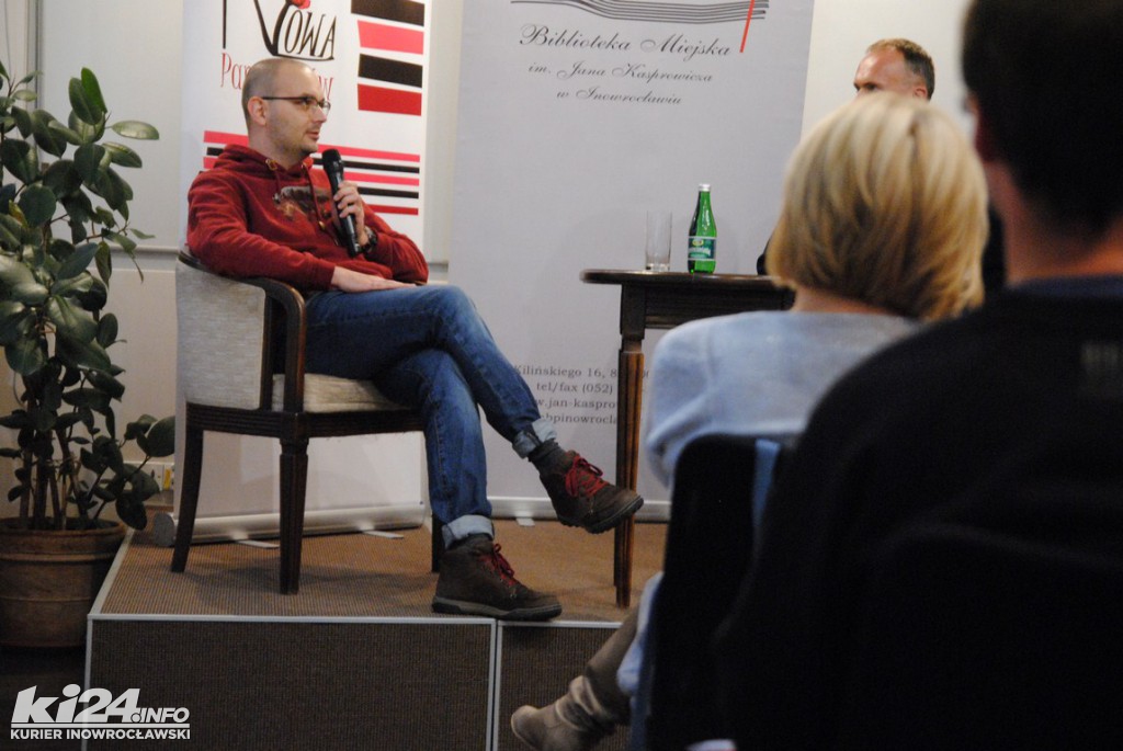 Filip Springer w Bibliotece Miejskiej