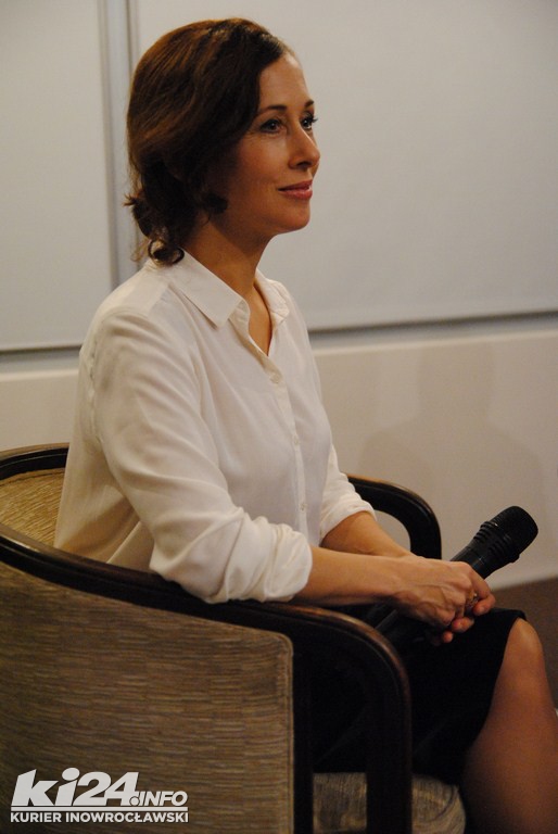 Jolanta Fraszyńska w Bibliotece Miejskiej