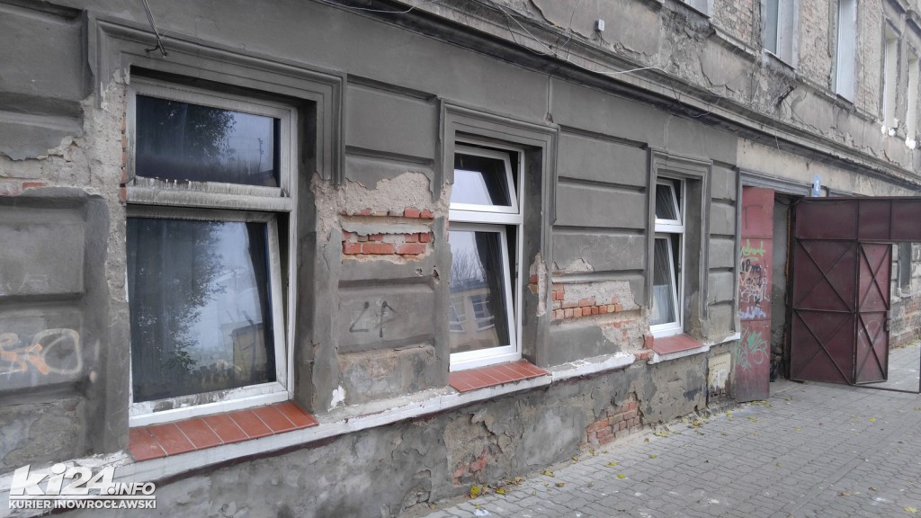 Nocny pożar w centrum Inowrocławia