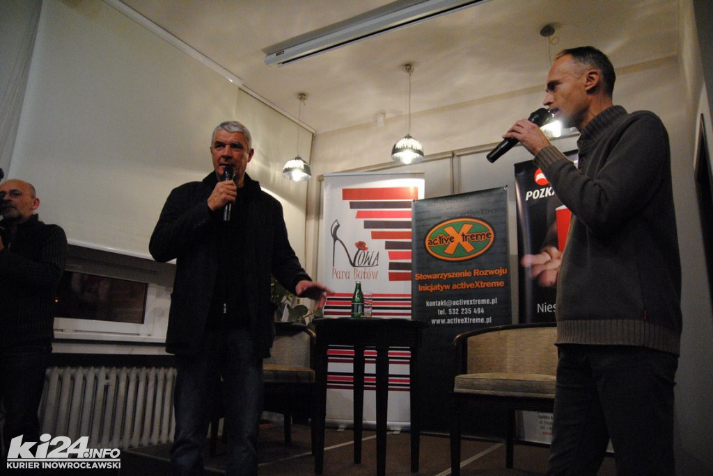 Andrzej Stasiuk w bibliotece