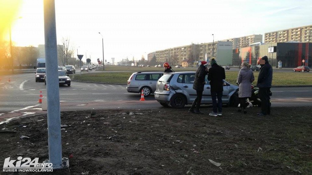 Kolejna kolizja na rąbińskim skrzyżowaniu