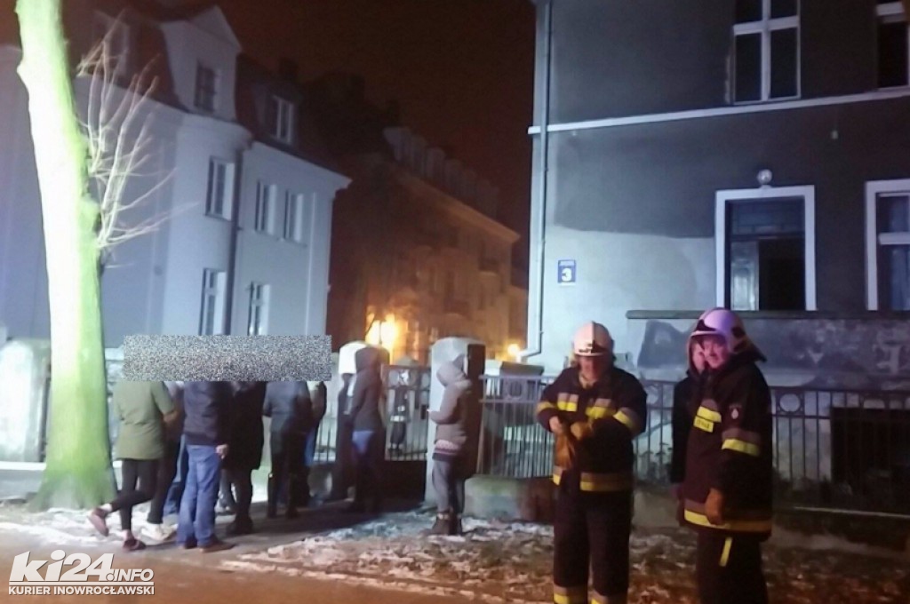 Śmierć w pożarze w centrum Inowrocławia